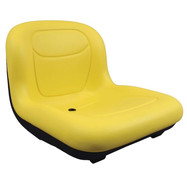Aftermarket Yellow Seat Fits John Deere GX255 GX325 GX335 GX345 GX355 LX266 LX277 LX288 SEQ90-0132 - main